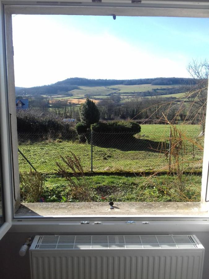 Agréable chambre meublée, vue sur la vallée de l'Auxois Villy-en-Auxois Exterior foto